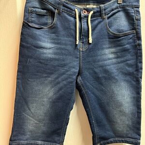 Zara Boys  Blue Denim Shorts size 13/14 NWOT A172